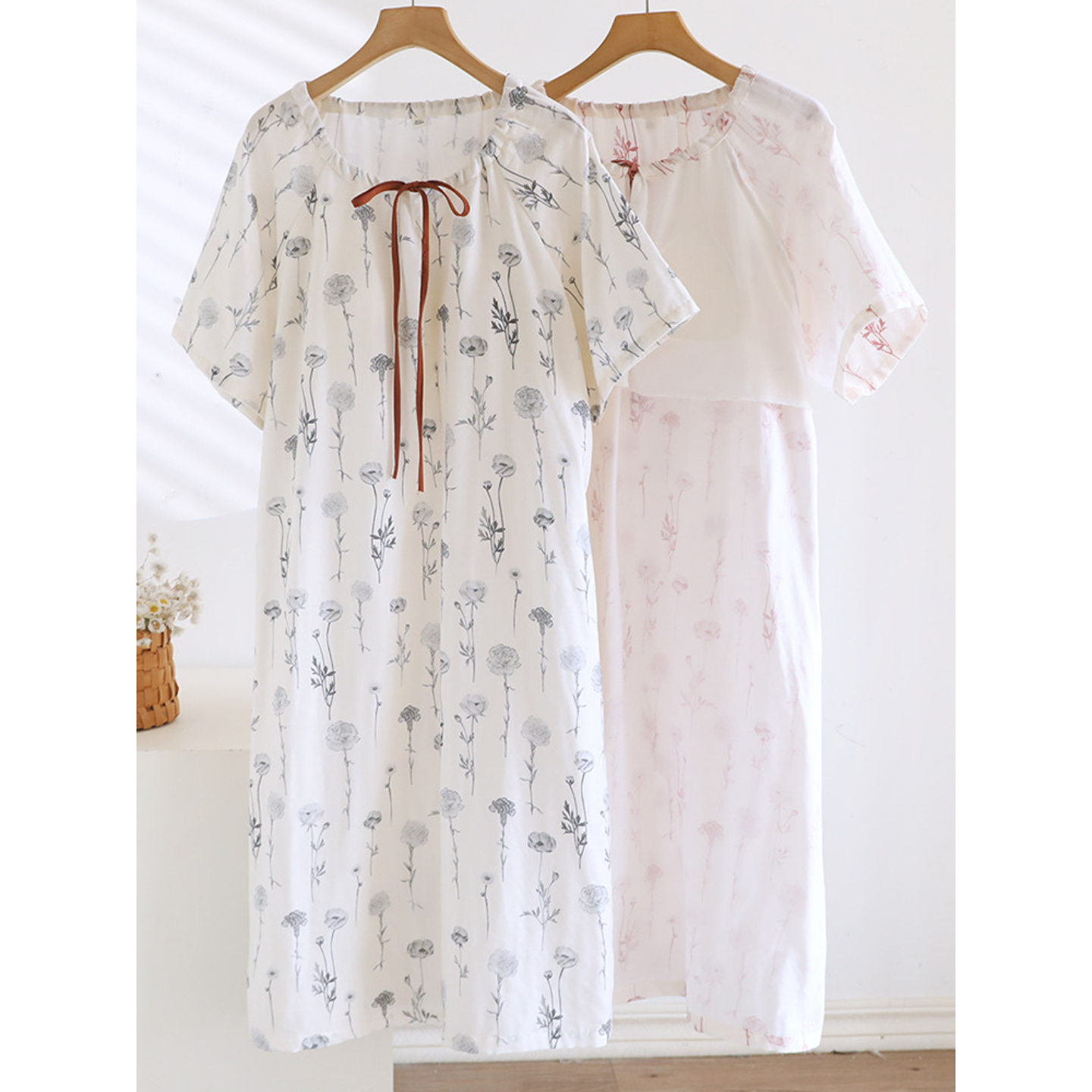 1-Piece Women‘s Nightgown, Cas - огляд і ціна Midi Skirt Floral