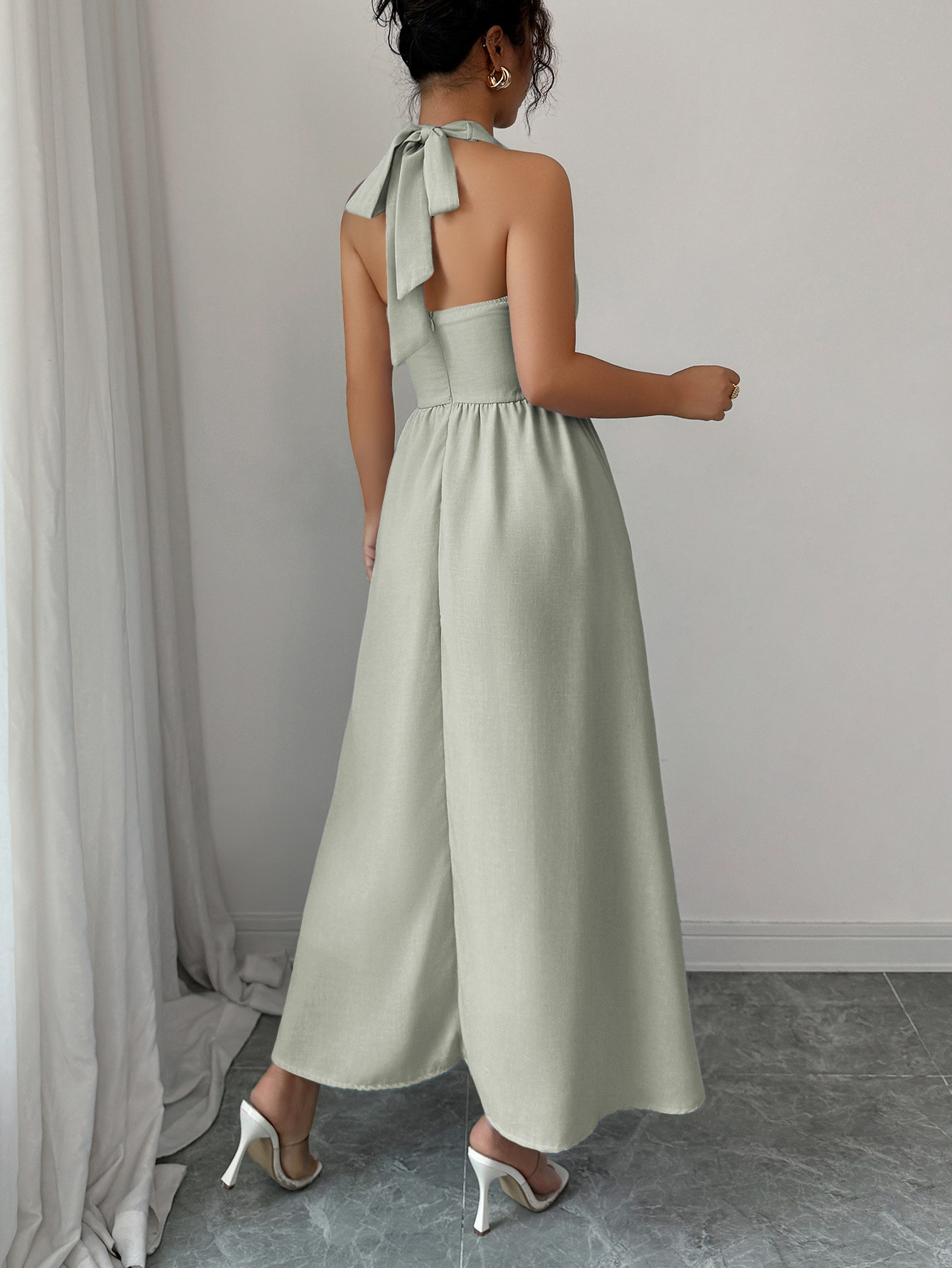 Women's Dress 5 Colors Halter  - огляд і ціна Maxi Dress Halter