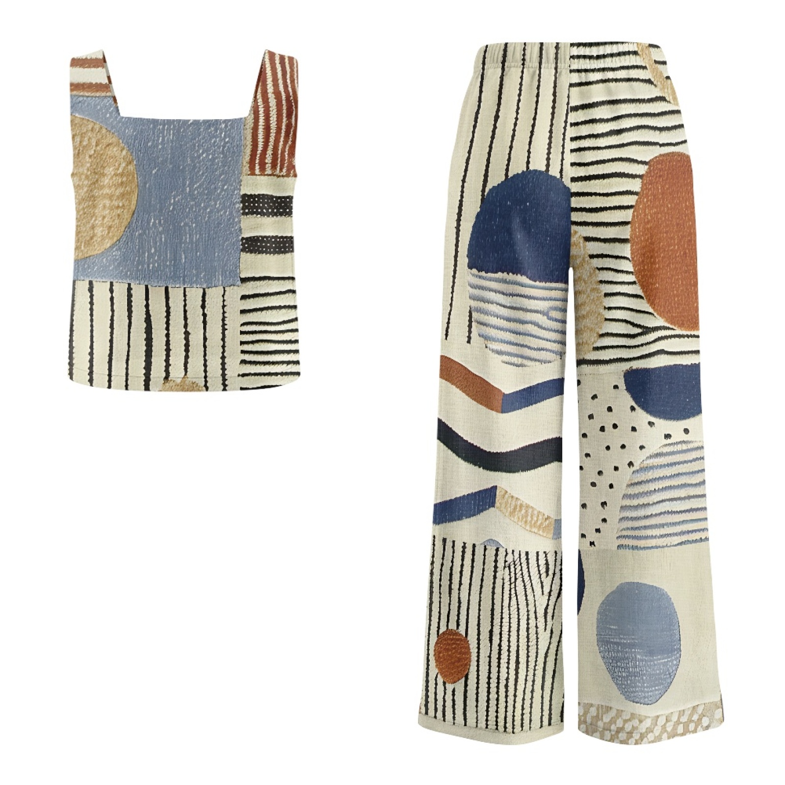 INSTANTARTS Women’s Linen Vest - огляд і ціна Linen Pant Wide