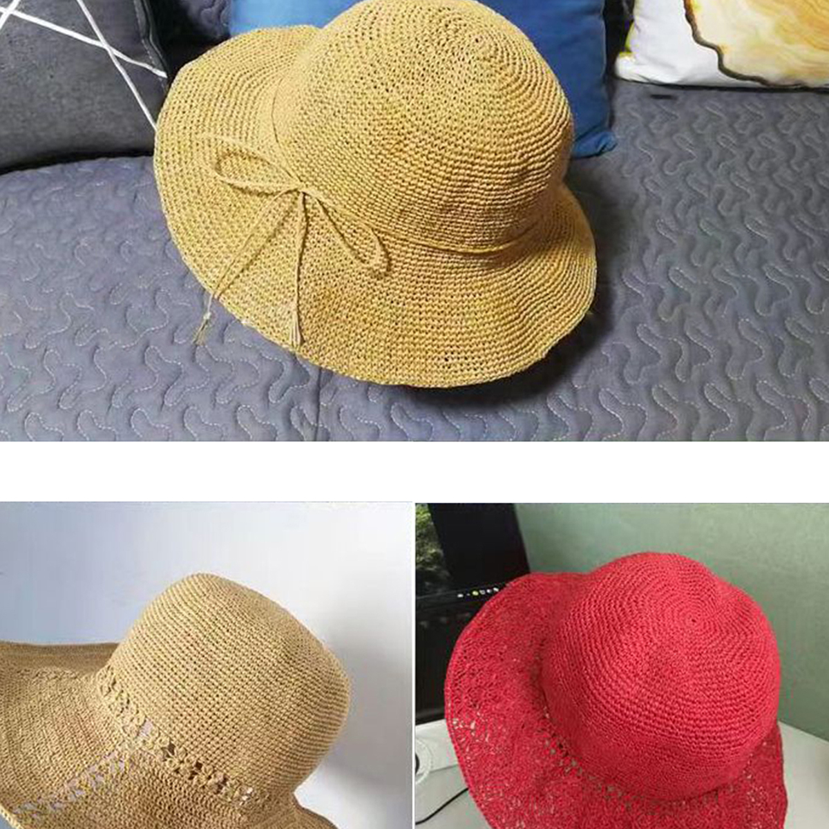 100g Raffia Straw Yarn Handmad - огляд і ціна Crochet Bag Raffia