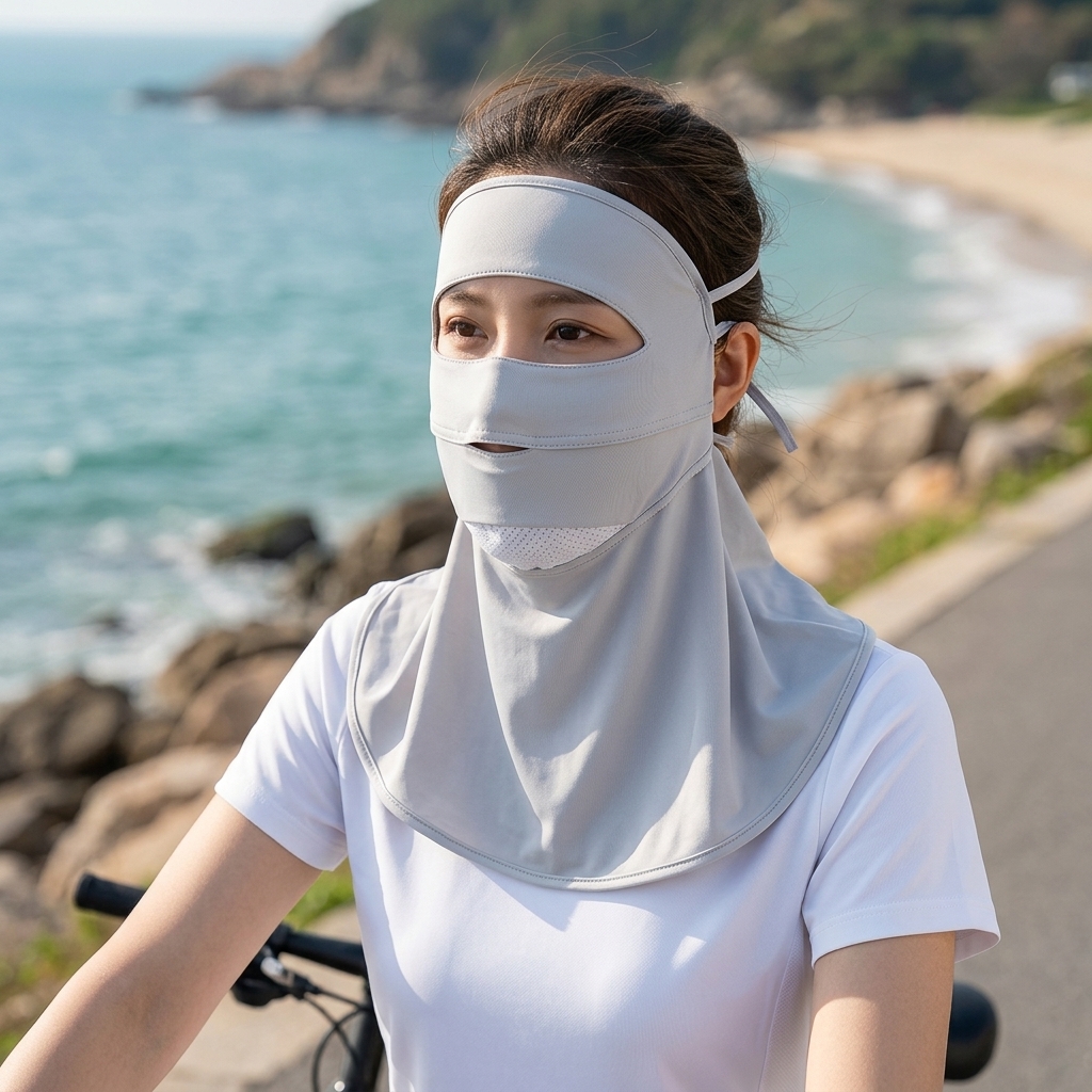 Ice Silk Full Face Sun Protect - огляд і ціна Headband Summer Knit