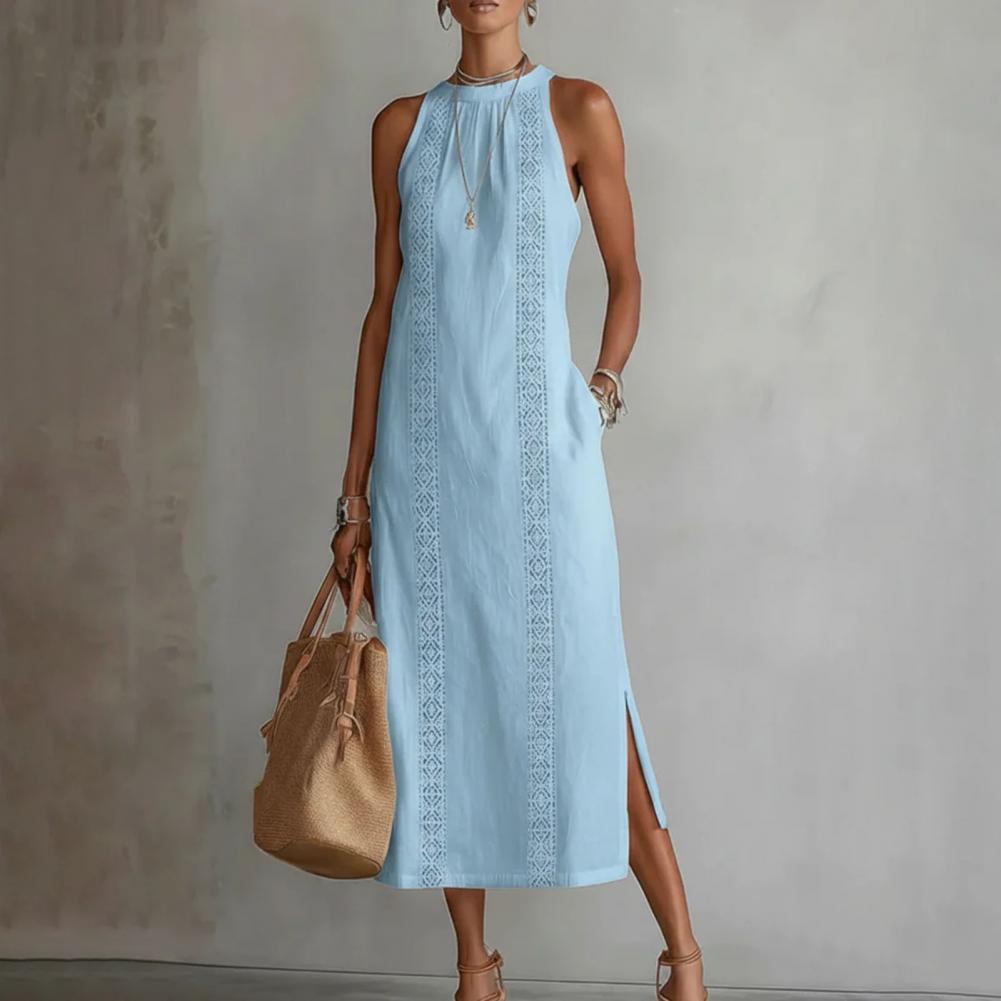 2026 Summer Dress for Women Sl - огляд і ціна Linen Dress Wrap