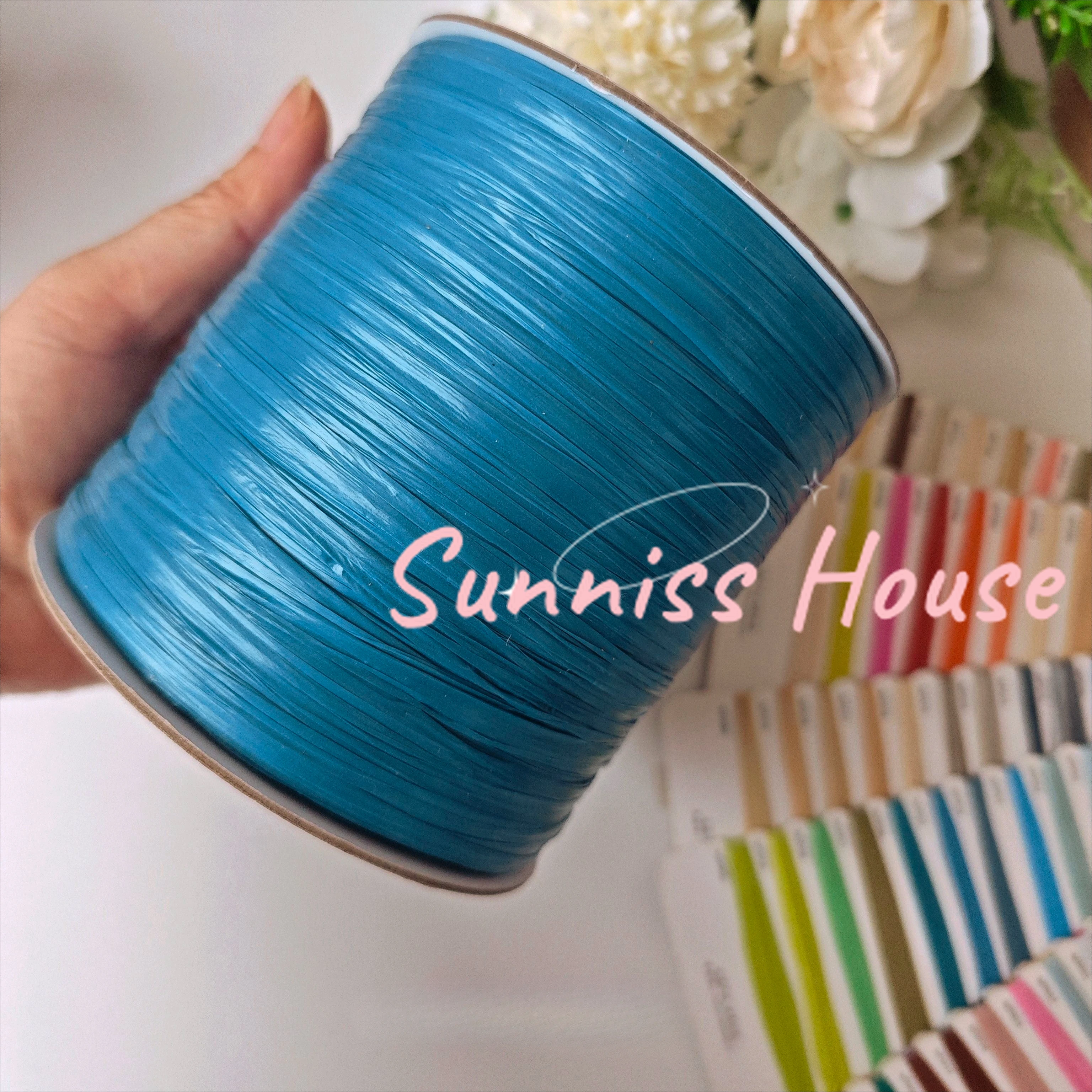 600M Matte Raffia Yarn，330g Ar - огляд і ціна Crochet Bag Raffia