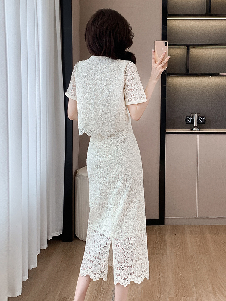 Summer Women Elegant Lace Flor - огляд і ціна Midi Skirt Floral