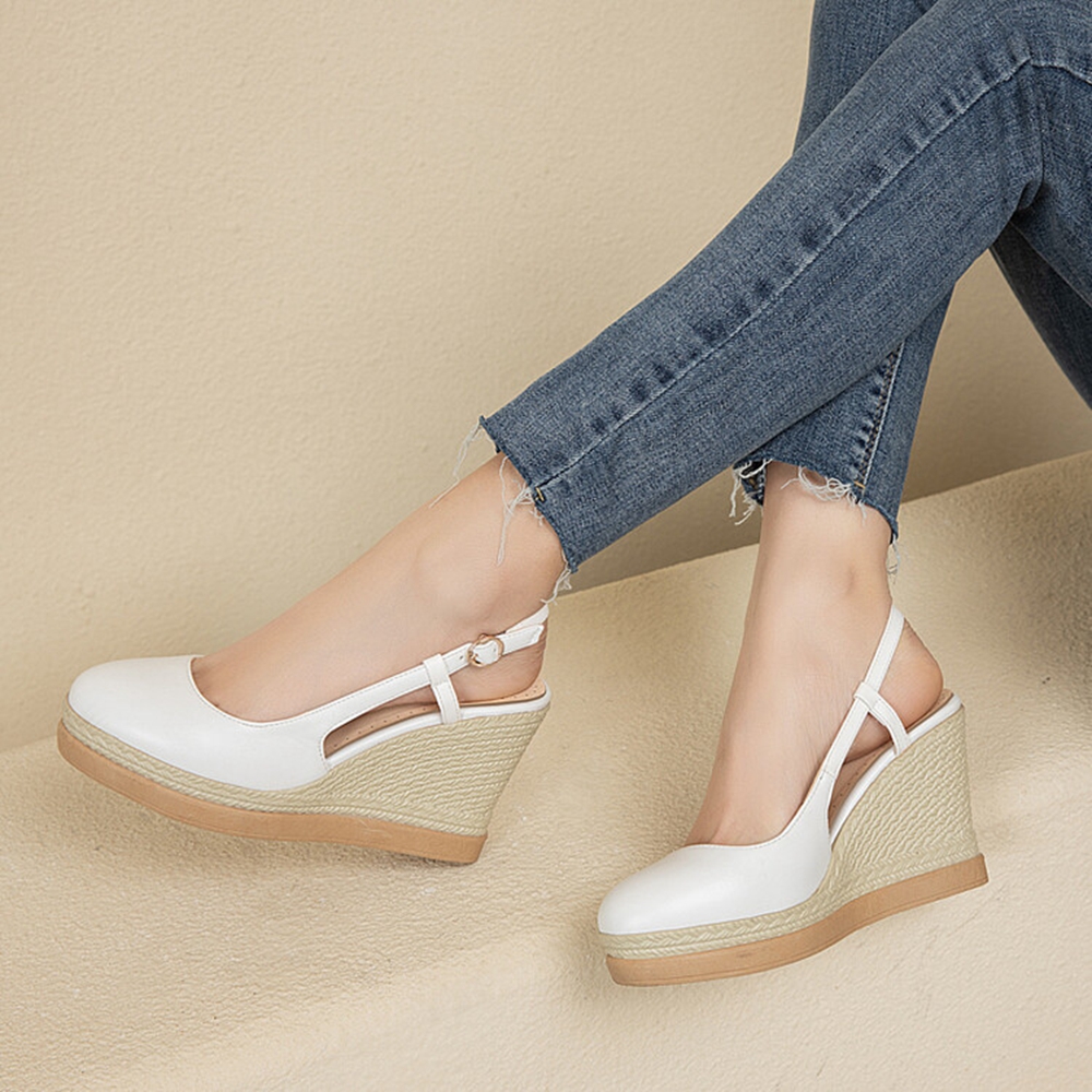 Women's T‑Strap Wedge Sandals  - огляд і ціна Wedge Espadrille Women