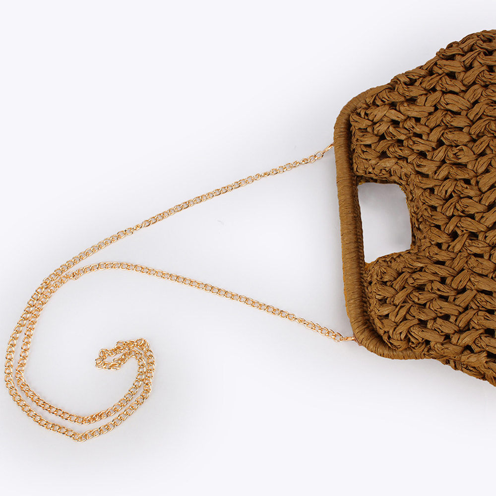 Elegant Ladies Chain Hand Knit - огляд і ціна Crochet Bag Raffia