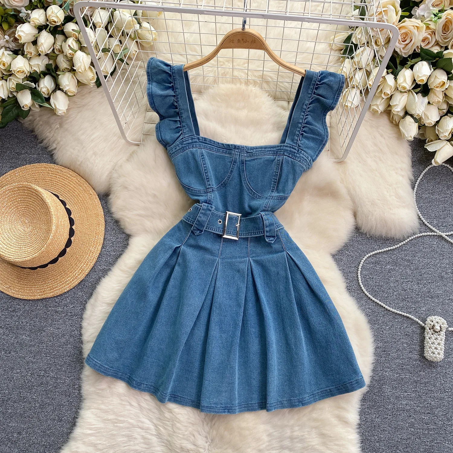 Korean Version of The College  - огляд і ціна Maxi Dress Halter