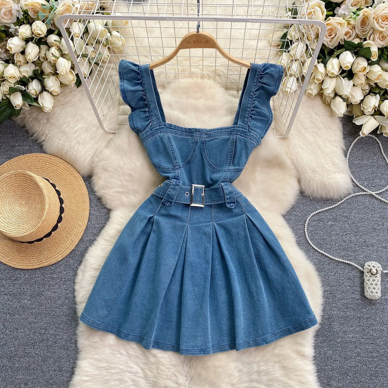 Korean Version of The College  - огляд і ціна Maxi Dress Halter