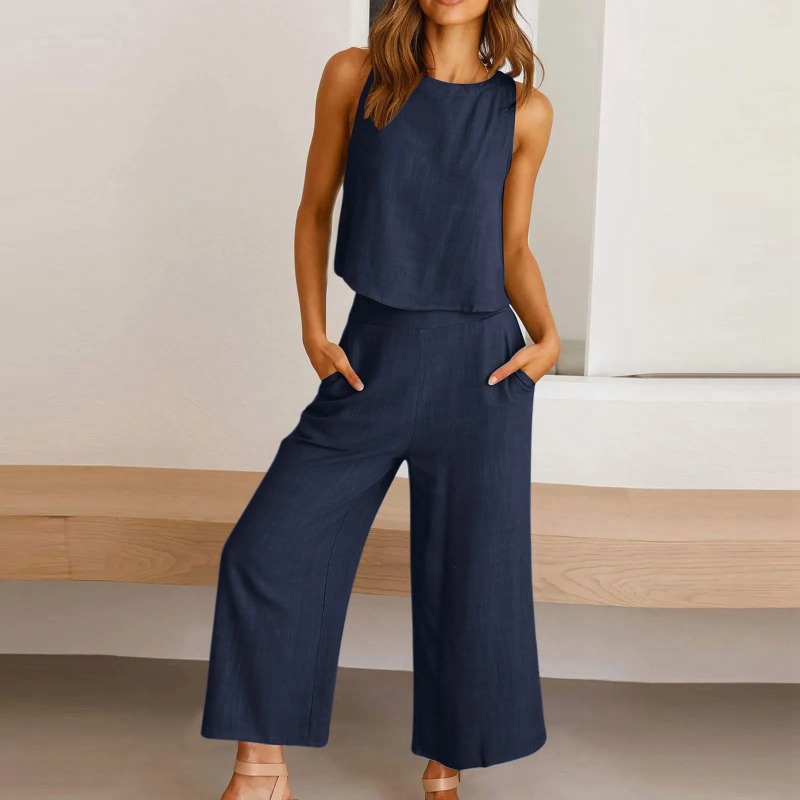 2025 New Summer Tops Cotton Li - огляд і ціна Linen Pant Wide