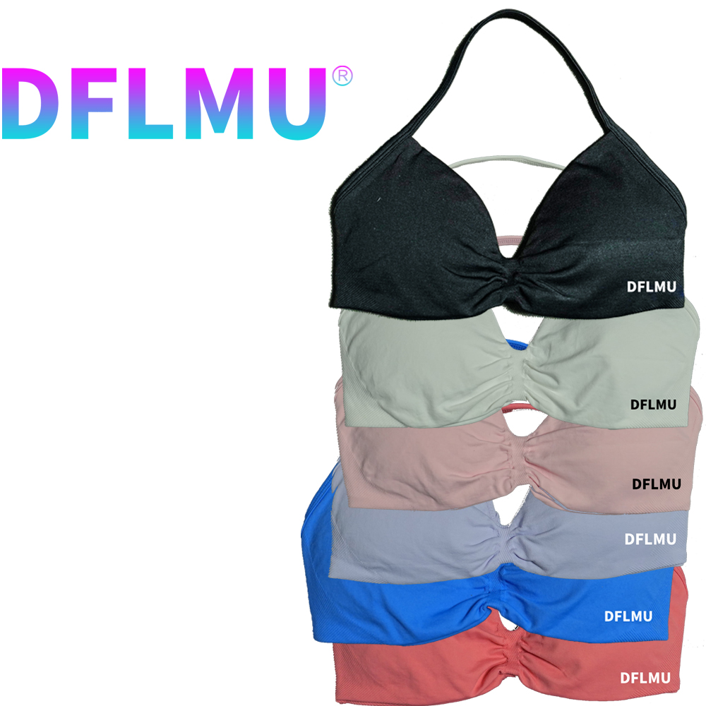 DFLMU Women Halter Sports Bra  - огляд і ціна Crop Top Crochet