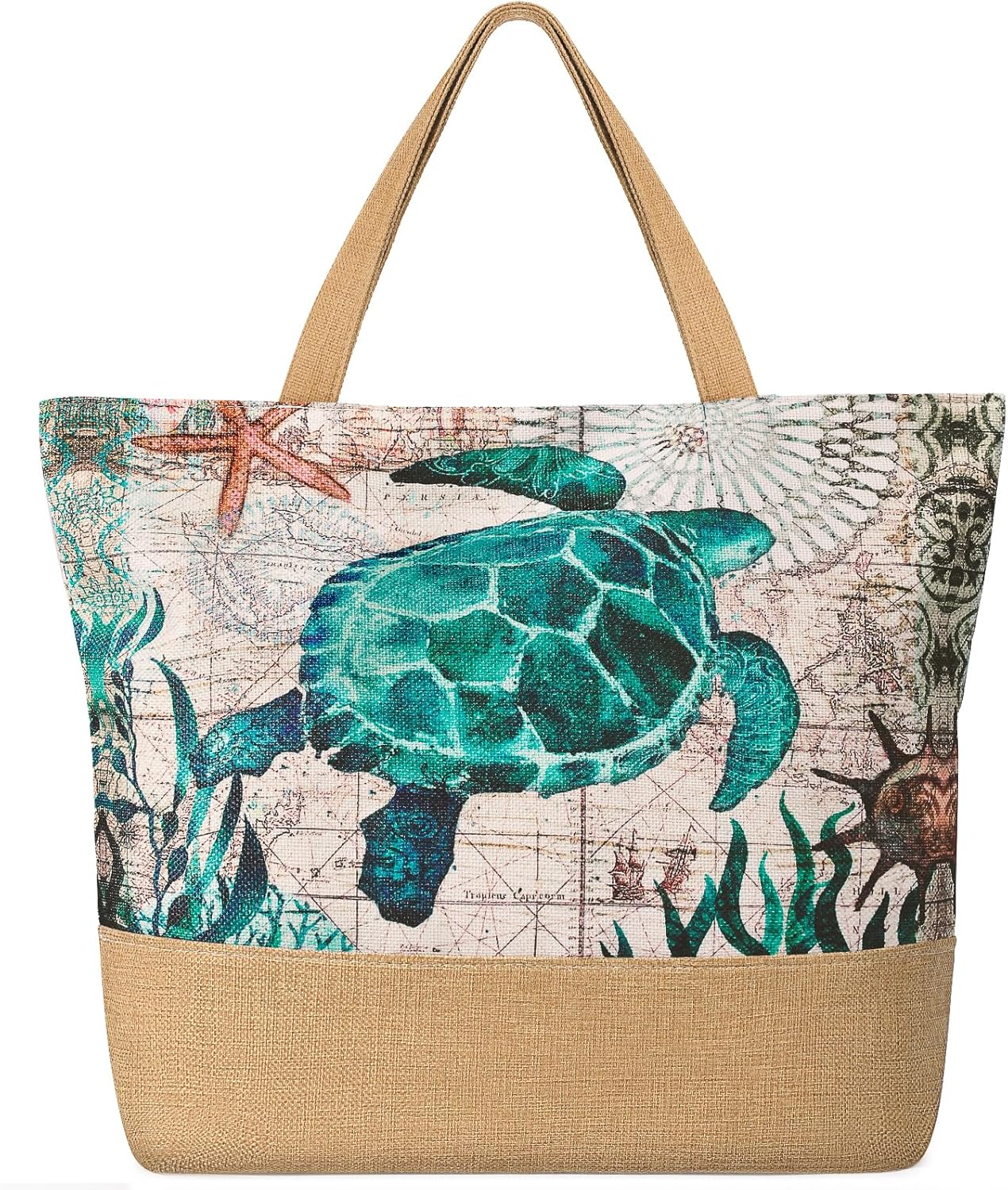 Large Beach Bag for Women with - огляд і ціна Tote Bag Beach