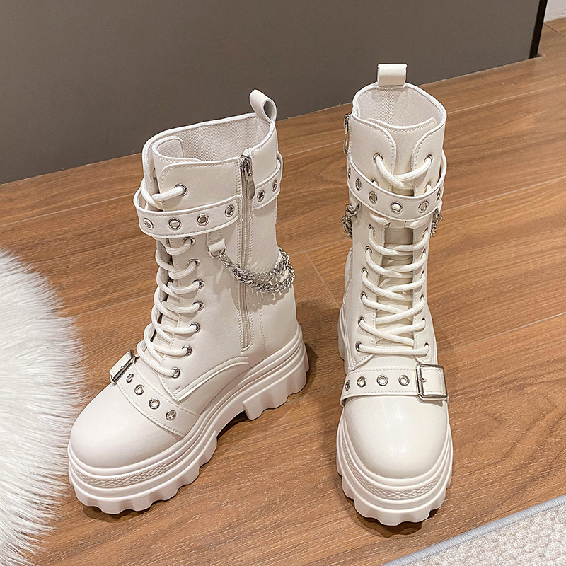Autumn Thick Heel Ankle Boots  - огляд і ціна Wedge Espadrille Women