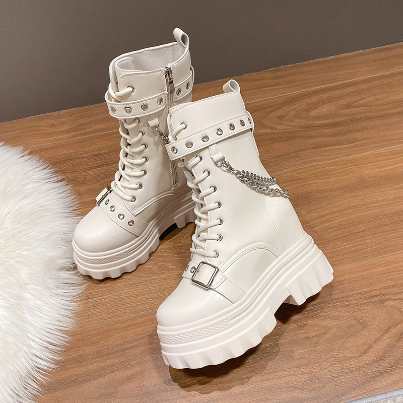 Autumn Thick Heel Ankle Boots  - огляд і ціна Wedge Espadrille Women