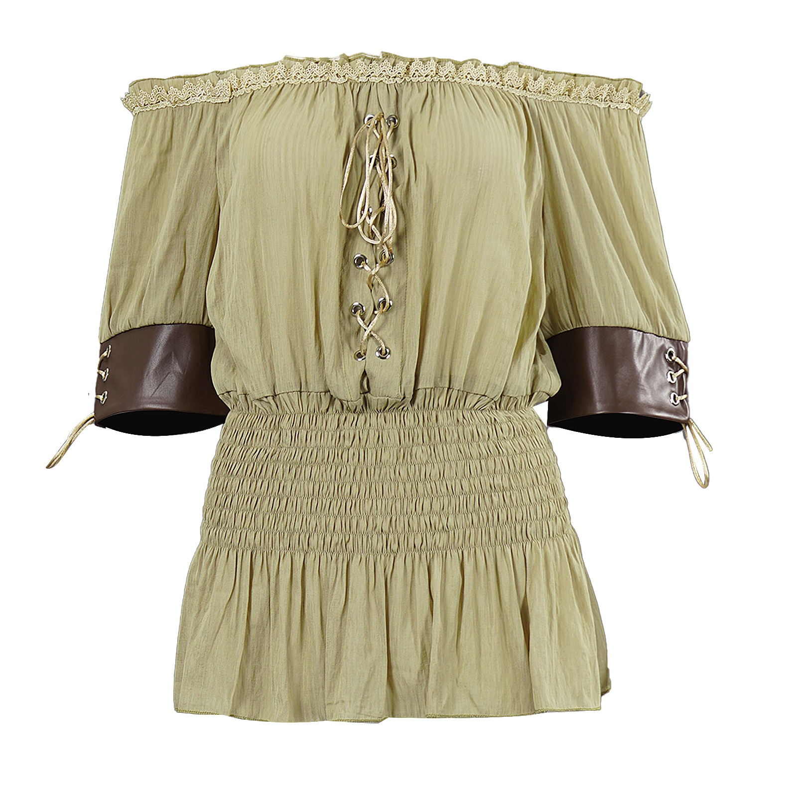 Women's Renaissance Pirate Blo - огляд і ціна Blouse Off Shoulder
