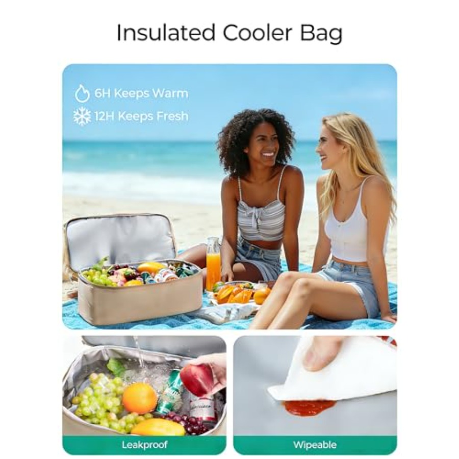 BAGSMART Beach Bag for Women M - огляд і ціна Tote Bag Beach