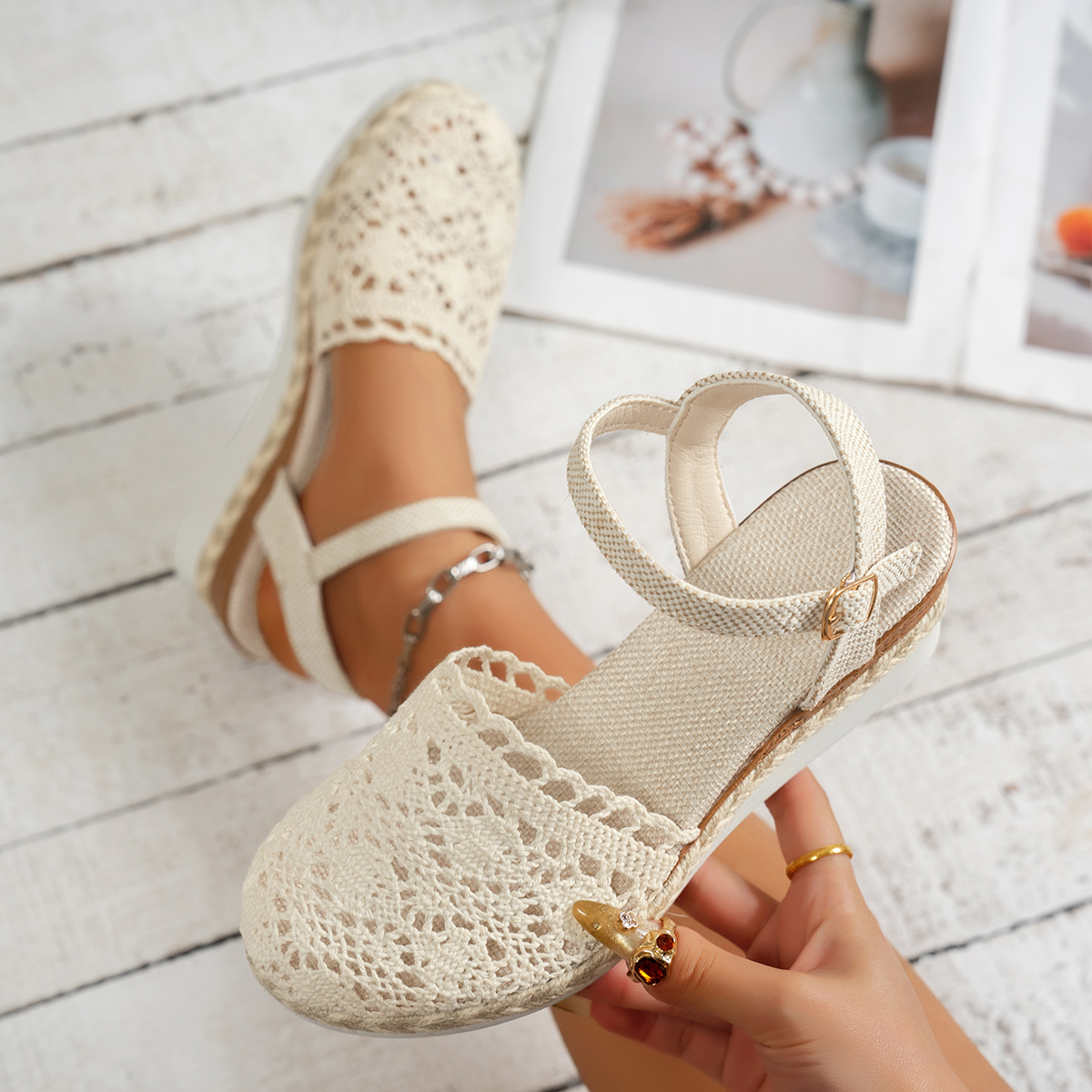 Women Wedge Sandals 2025 Summe - огляд і ціна Wedge Espadrille Women