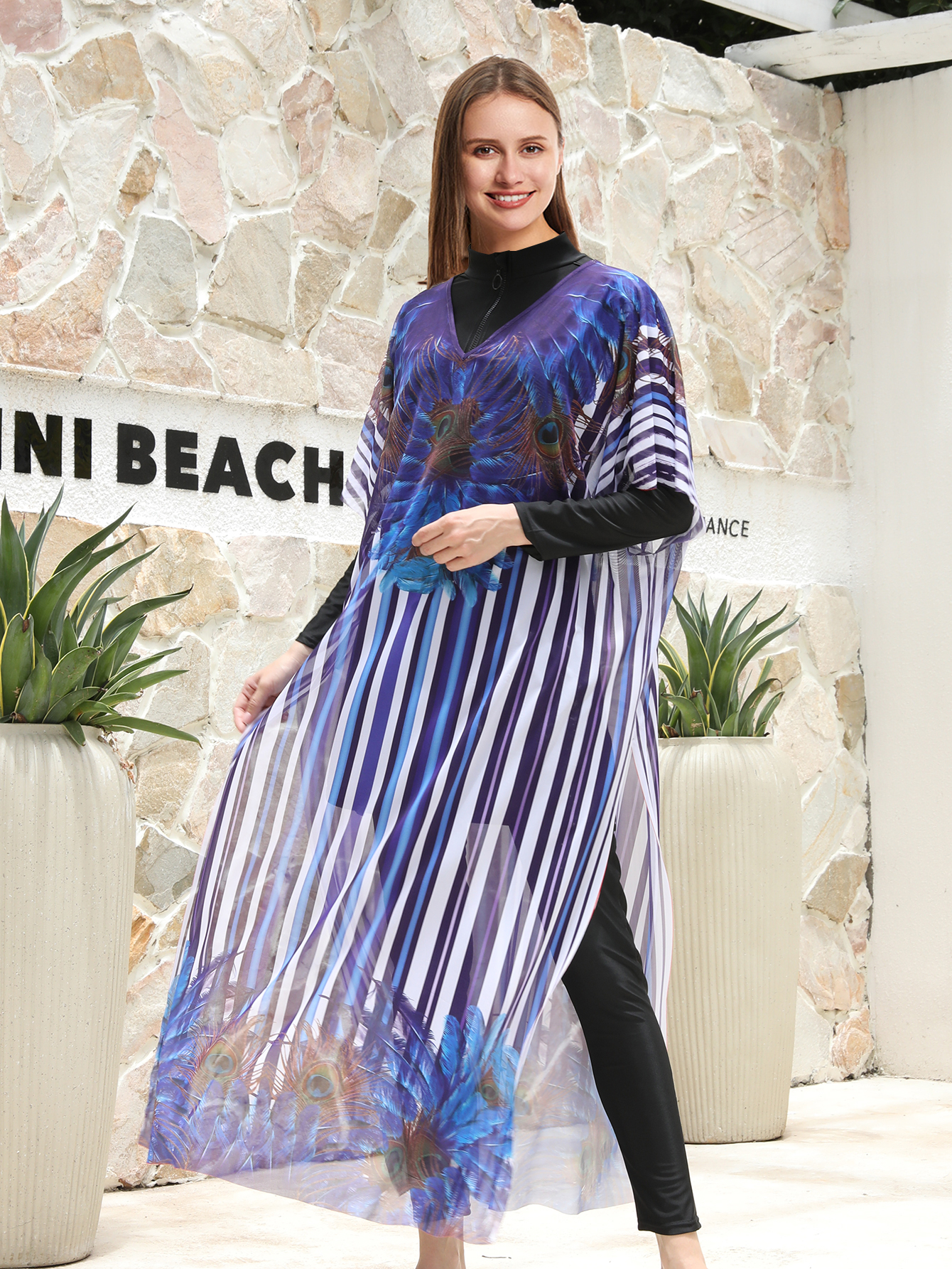 Beach Wear Cover Up Shawl Summ - огляд і ціна Cover Up Kaftan