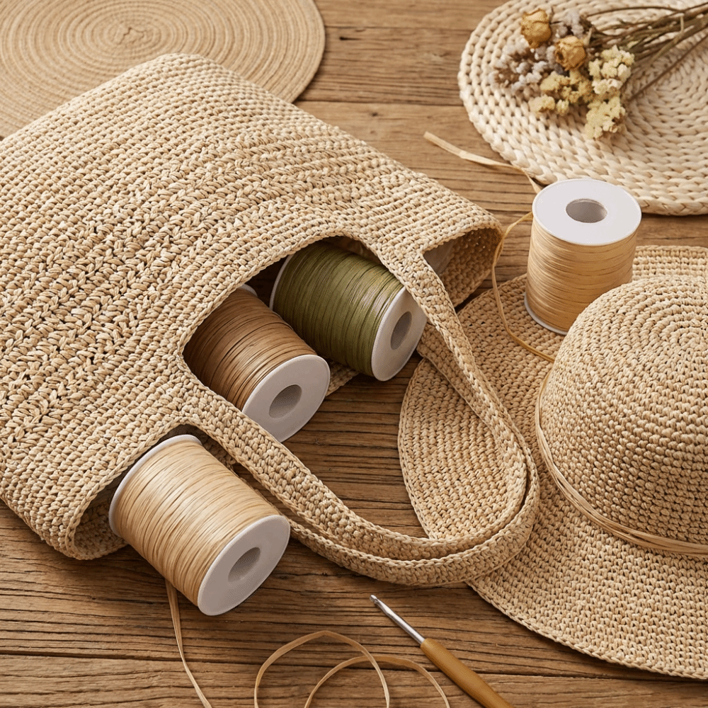 Premium Quality 120M Per Roll  - огляд і ціна Crochet Bag Raffia