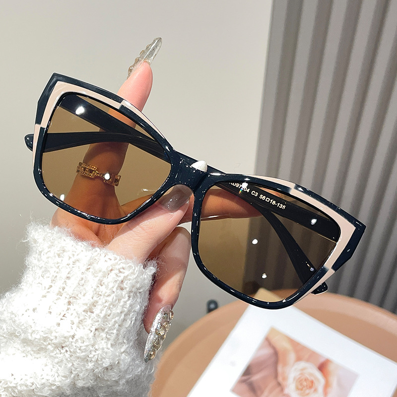 Women Color Block Cat Eye Eyeg - огляд і ціна Sunglasses Cat Eye