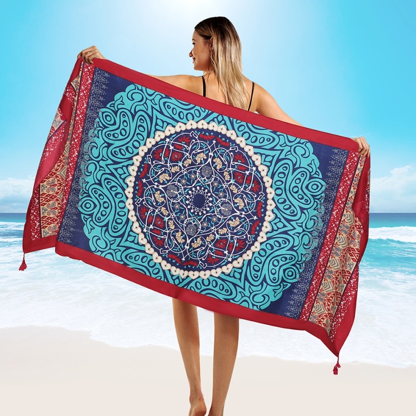 2018 New 90x180cm Twill cotton - огляд і ціна Cover Up Kaftan