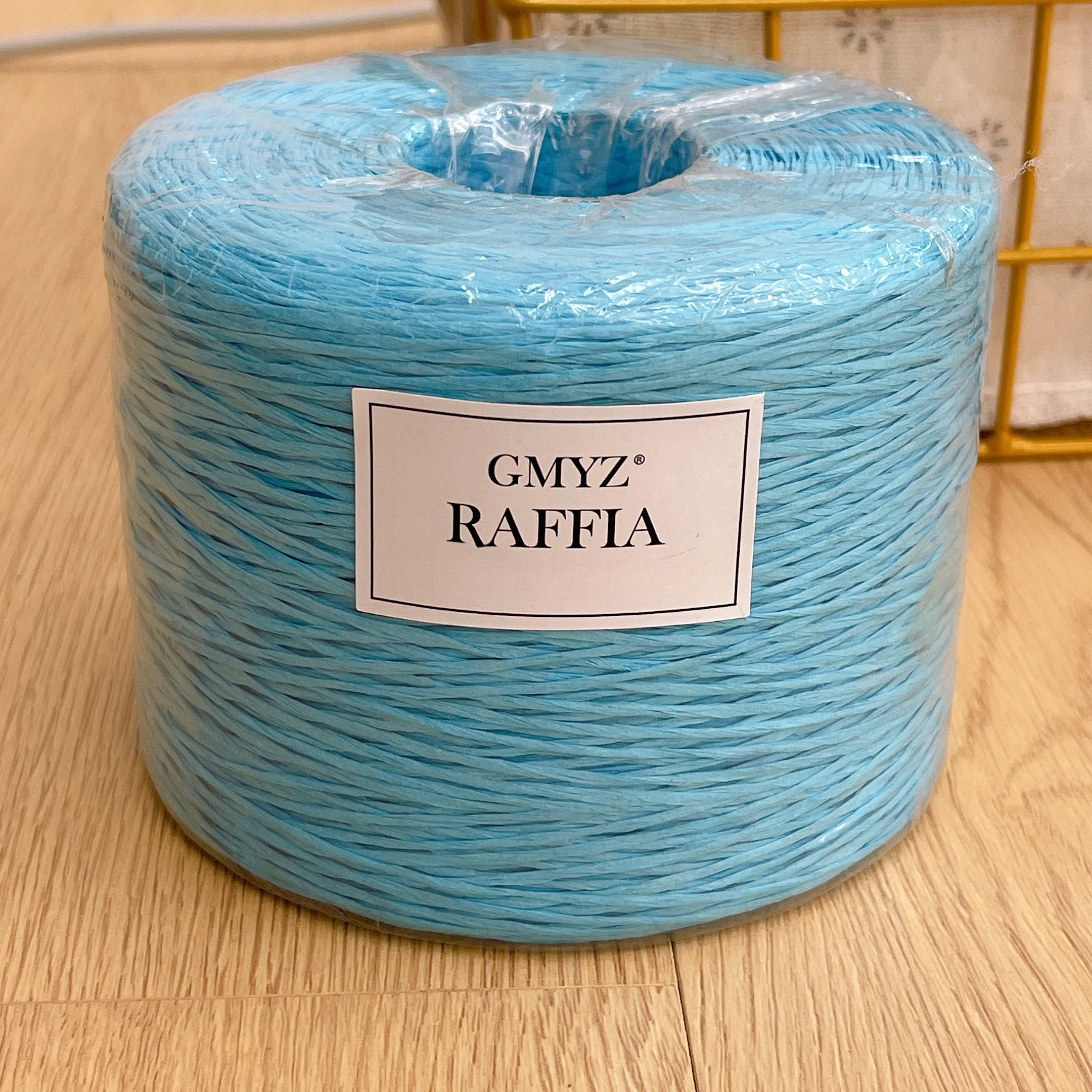 Plain Raffia Yarn Natural 220g - огляд і ціна Crochet Bag Raffia
