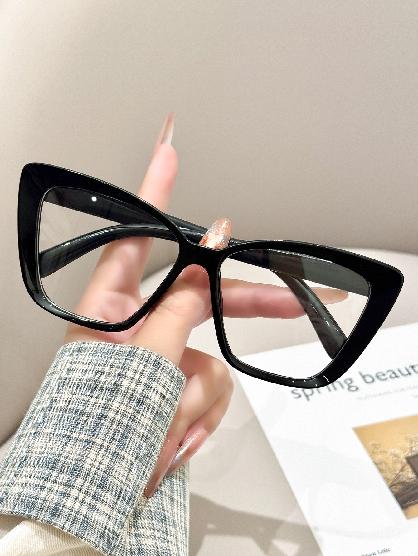 1pc daily fashionable black ca - огляд і ціна Sunglasses Cat Eye