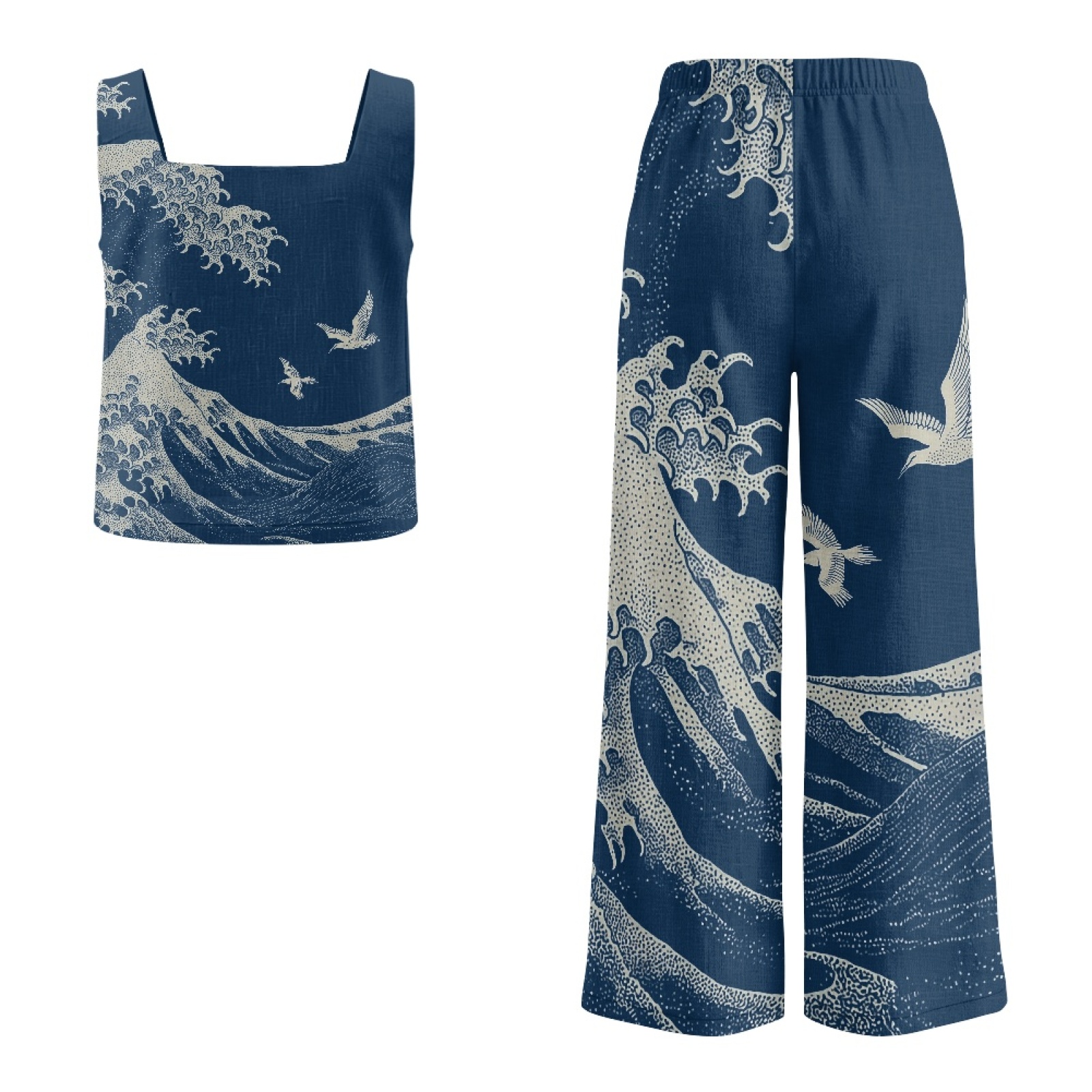 INSTANTARTS Women’s Linen Vest - огляд і ціна Linen Pant Wide