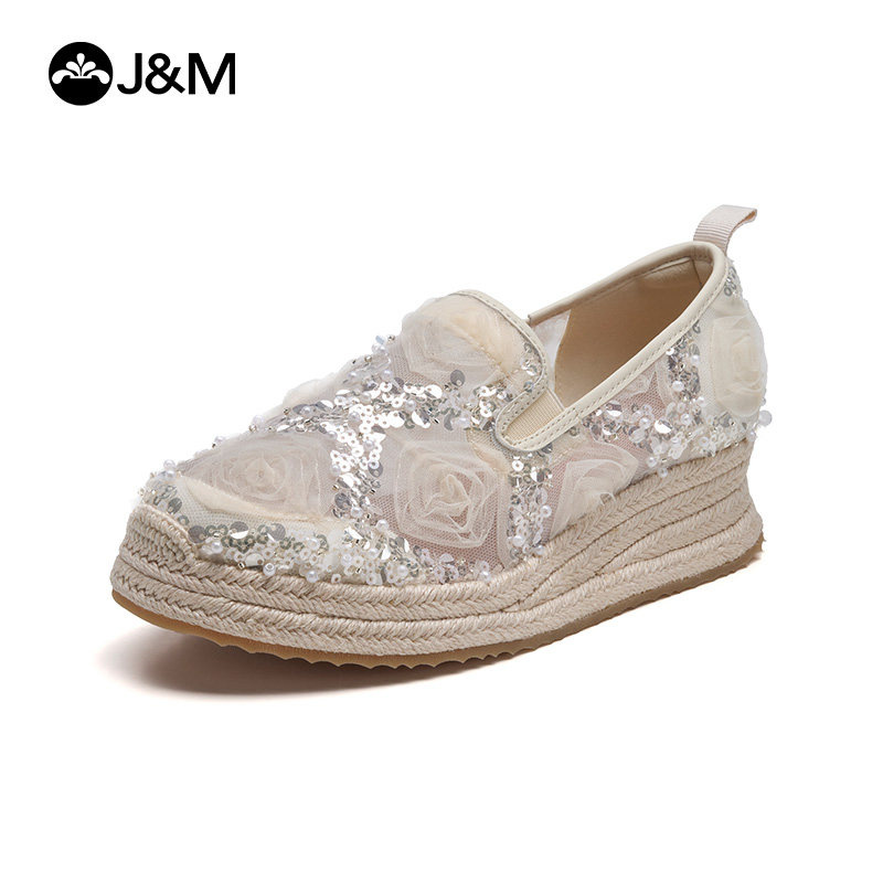 2026 J&M Women Wedges Fashion  - огляд і ціна Wedge Espadrille Women