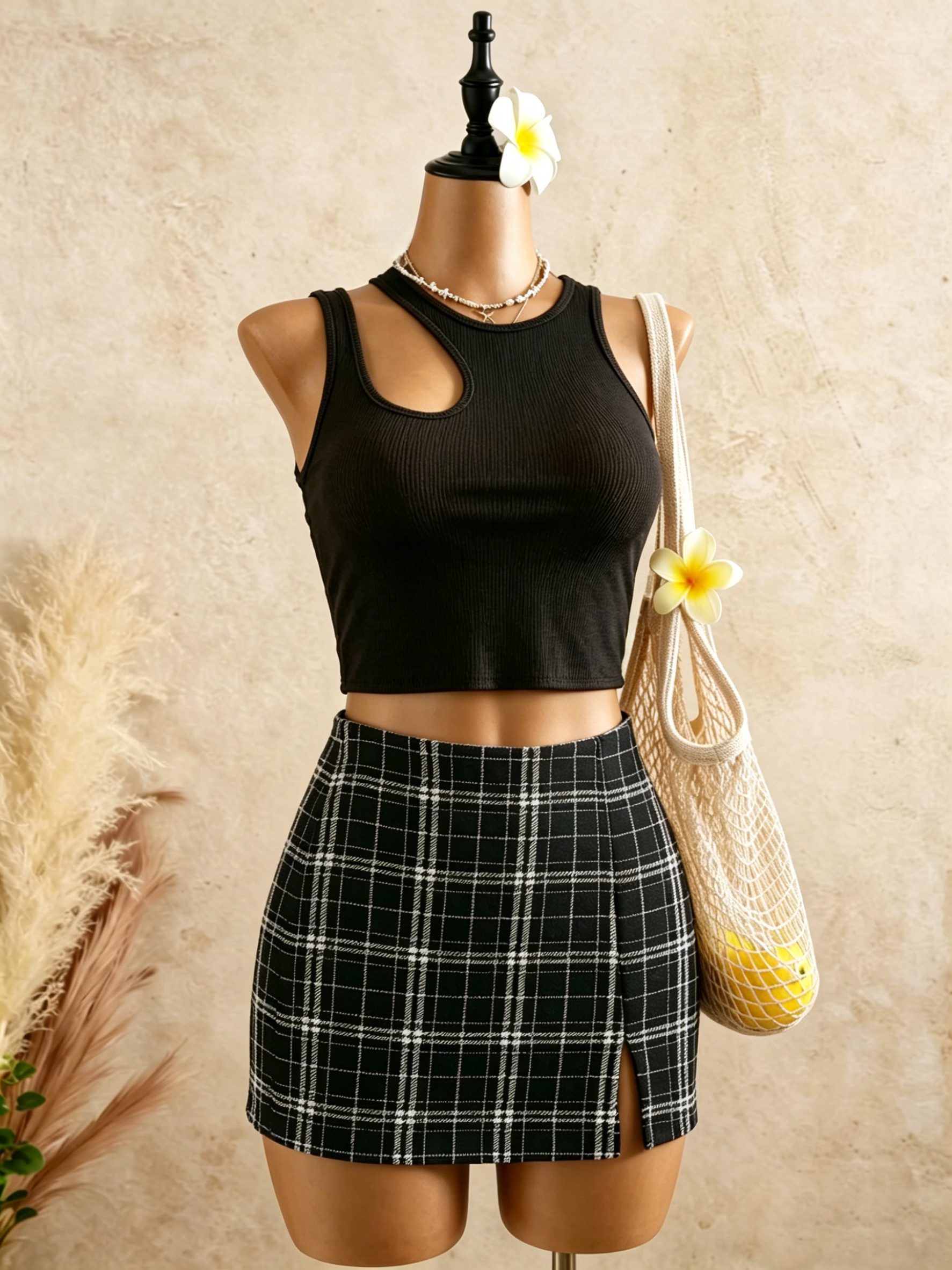 2 Piece Outfits Women Cutout R - огляд і ціна Crop Top Crochet