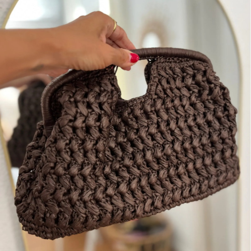 Popular Russian Woven Clutch H - огляд і ціна Crochet Bag Raffia