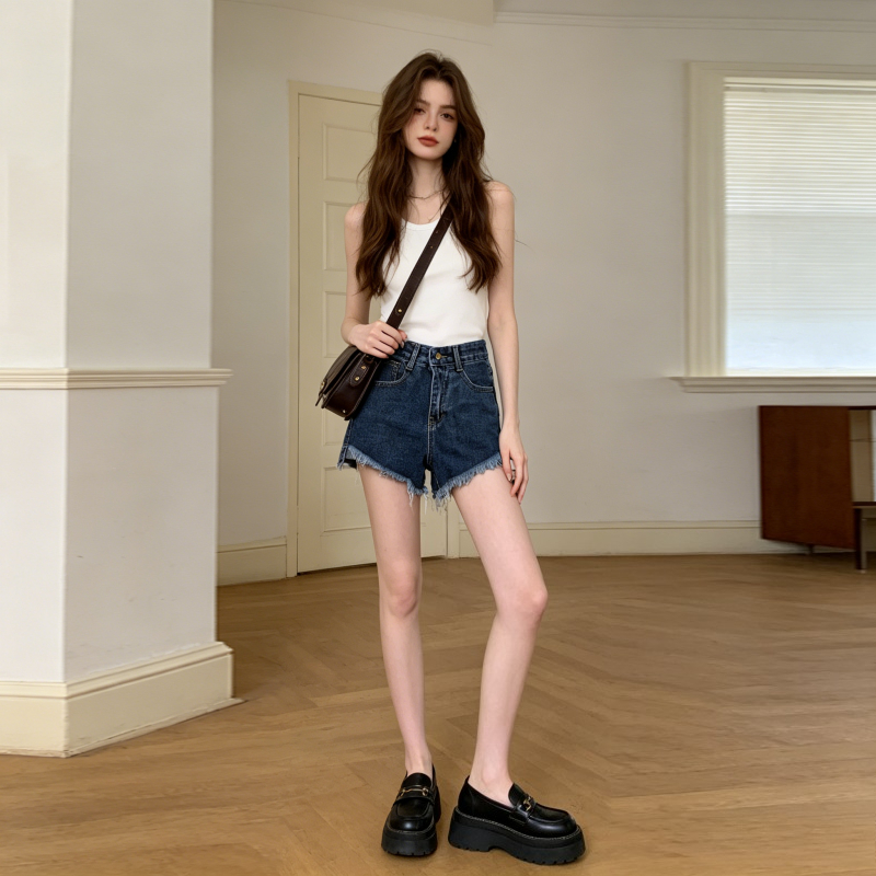 Denim Shorts Women Jeans Vinta - огляд і ціна Shorts Denim Frayed