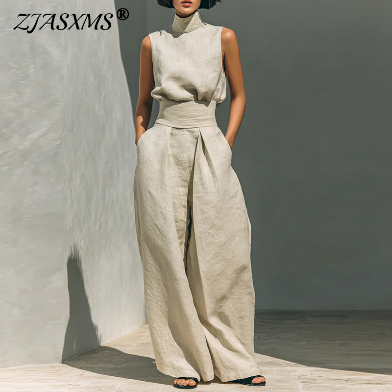 Vintage Solid Cotton Linen Sui - огляд і ціна Linen Pant Wide