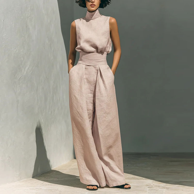 Vintage Solid Cotton Linen Sui - огляд і ціна Linen Pant Wide