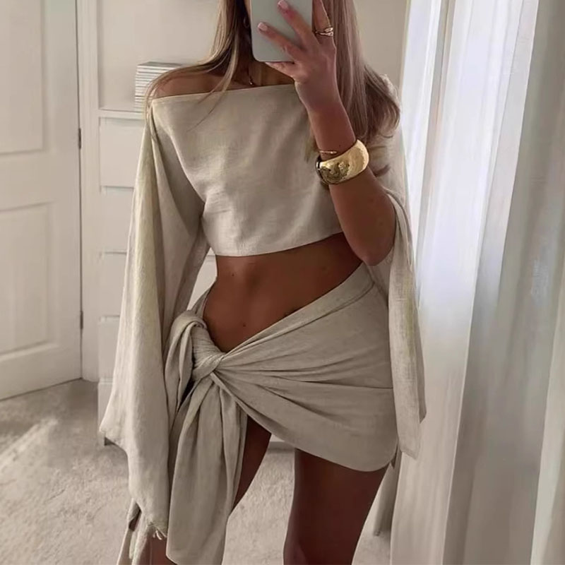 Women Two Pieces Sets Summer C - огляд і ціна Crop Top Crochet