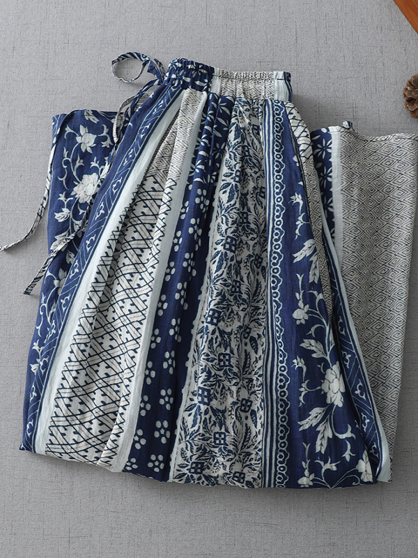 Retro Style Women's Midi Skirt - огляд і ціна Midi Skirt Floral