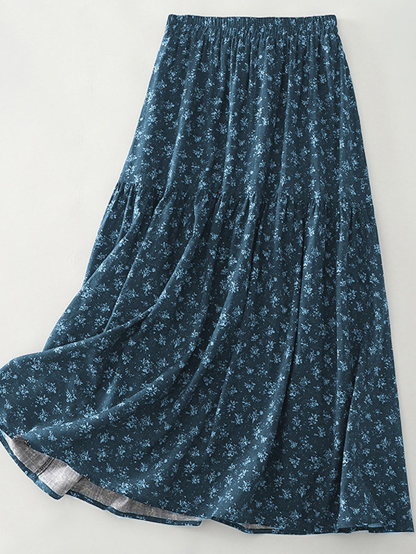 High Waist Floral Print Midi S - огляд і ціна Midi Skirt Floral