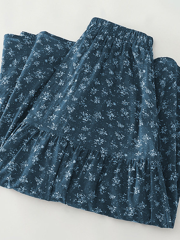High Waist Floral Print Midi S - огляд і ціна Midi Skirt Floral